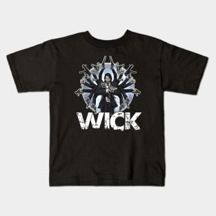 John Wick (Black Print) Kids T-Shirt